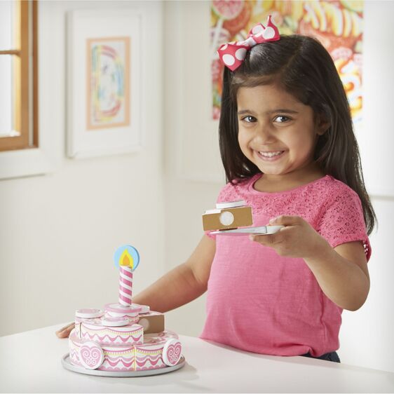 Melissa and Doug Wooden Triple Layer Party Cake
