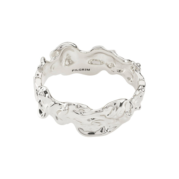 Pilgrim - Pulse Recycled Bangle Bracelet Silver -Plated