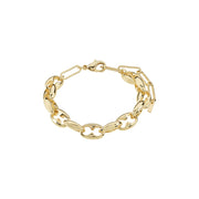 Pilgrim - Pace Recycled Chunky Bracelet Gold Plated