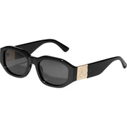 Pilgrim - Zayn Recycled Sunglasses Black/Gold