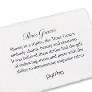 Pyrrha - Talisman Three Graces 30" Sterling Silver Necklace