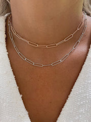 House of Moda - Italian Link 40cm Chain Necklace Silver