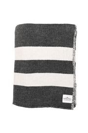 Tofino Towel - The Aria Throw in Black/Ecru
