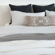 Indaba - Lina Linen Pillow Charcoal