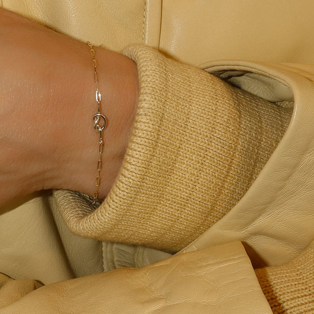 Leah Alexandra - Love Me Knot Bracelet 10k Gold