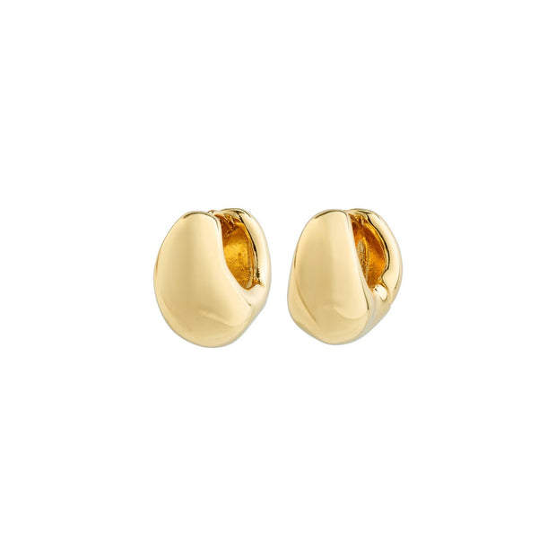 Pilgrim - Light Recycled Chunky Earrings in Gold