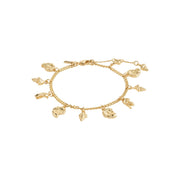 Pilgrim - Sea Recycled Bracelet in Gold