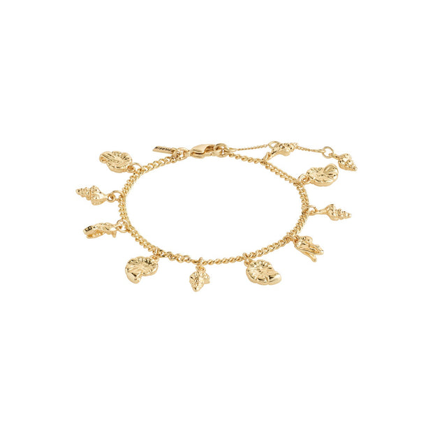 Pilgrim - Sea Recycled Bracelet in Gold