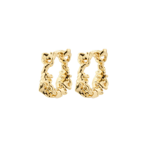 Pilgrim - Trust Recycled Hoop Earrings in Gold