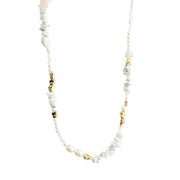 Pilgrim - Force Necklace in White and Gold