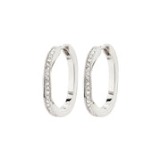 Pilgrim - True Recycled Hoop Earrings in Silver