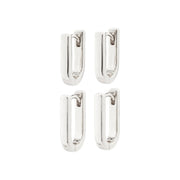 Pilgrim - Stay Recycled 2 - in -1 Set Earrings in Silver