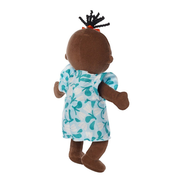 The Manhattan Toy Company Wee Baby Stella - Brown with Black Wavy Hair