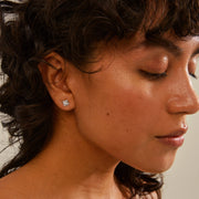 Pilgrim - OCTAVIA Recycled Clover Earrings in Silver