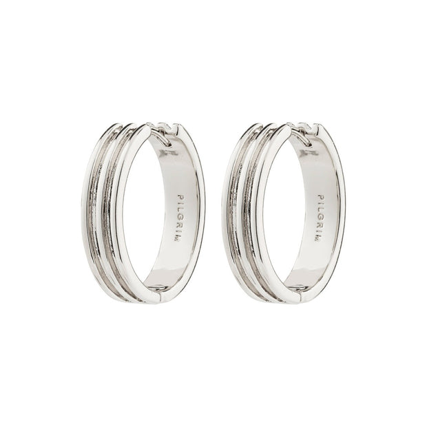 Pilgrim - Bennett Hoop Earrings in Silver