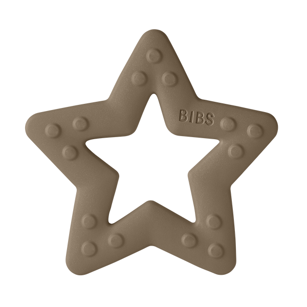 Bibs Bitie Teething Toy - Dark Oak Star