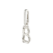 Pilgrim Recycled Letter Charm Pendant - Silver Plated