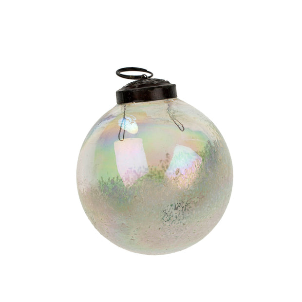 Indaba - Iridescent Glass Ornament Small