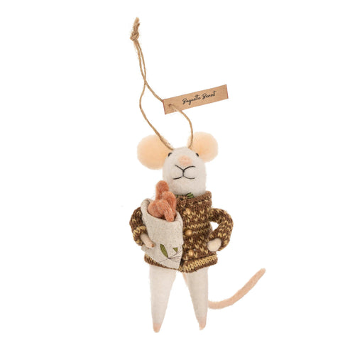 Indaba - Baguette Benoit Mouse Ornament