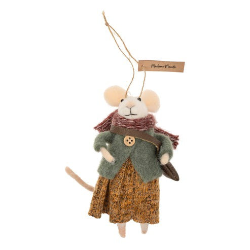 Indaba - Madame Maude Mouse Ornament