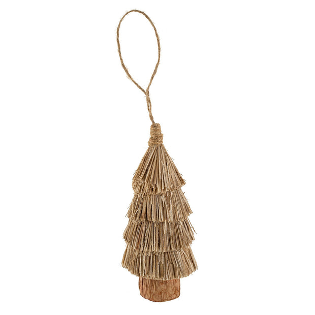 Indaba - Natural Straw Tree Ornament L