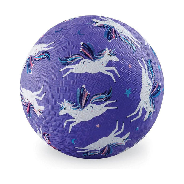 Crocodile Creek - 7" Playground Ball Purple Unicorn
