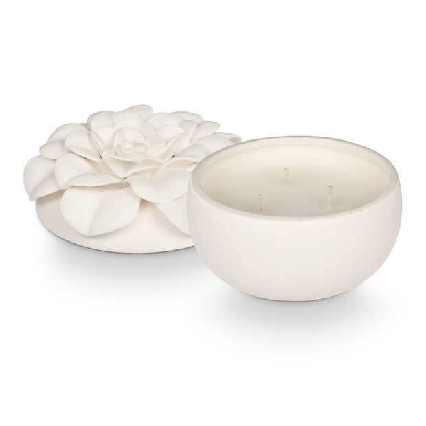 Illume - Ceramic Flower Candle Citrus Crush