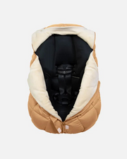 7Am Car Seat Cocoon - Benji Collection in Cognac Quilted