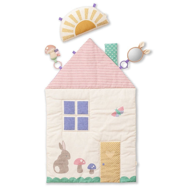 Itzy Ritzy Bespoke Tummy Time Play Mat - Pink Cottage