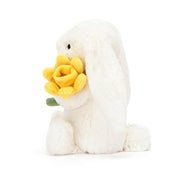 JellyCat - Bashful Bunny With Daffodil