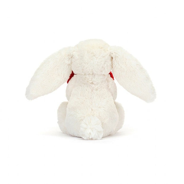 JellyCat - Bashful Red Love Heart Bunny Little