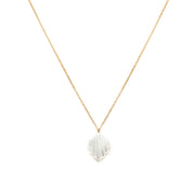 Leah Alexandra - Coquille Necklace Pearl/Gold