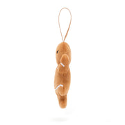 JellyCat - Festive Folly Gingerbread Ruby Ornament