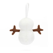 JellyCat Festive Folly Snowman Ornament