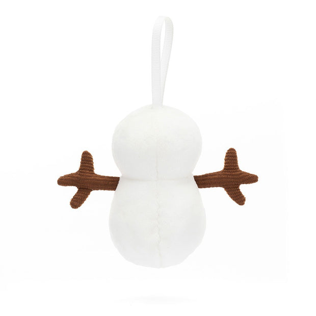 JellyCat Festive Folly Snowman Ornament