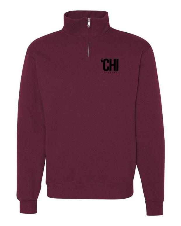 'CHI Lifestyle 1/4 Zip Maroon