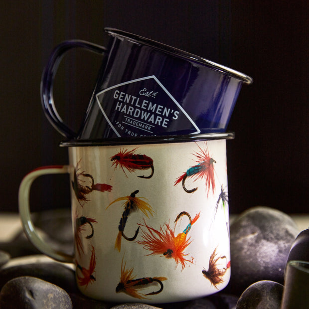 Gentlemen's Hardware - Fly Fishing Enamel Mug