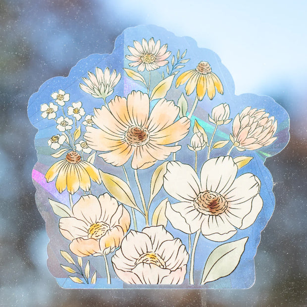 Elyse Breanne Design - Wildflower Bunch Sun Catcher Window Decal