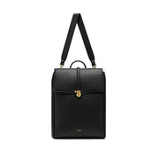 Pixie Mood - Lock Backpack in Pebbled Black