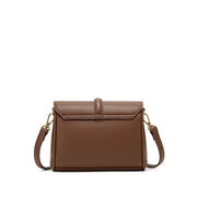 Pixie Mood - Lock Crossbody in Pebbled Espresso