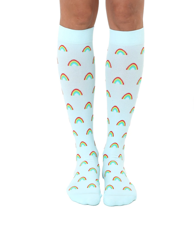 Living Royal - Compression Knee High Socks Rainbow