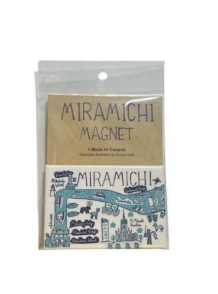 Julia Gash - Miramichi Cityscape Magnet 3" x 2"