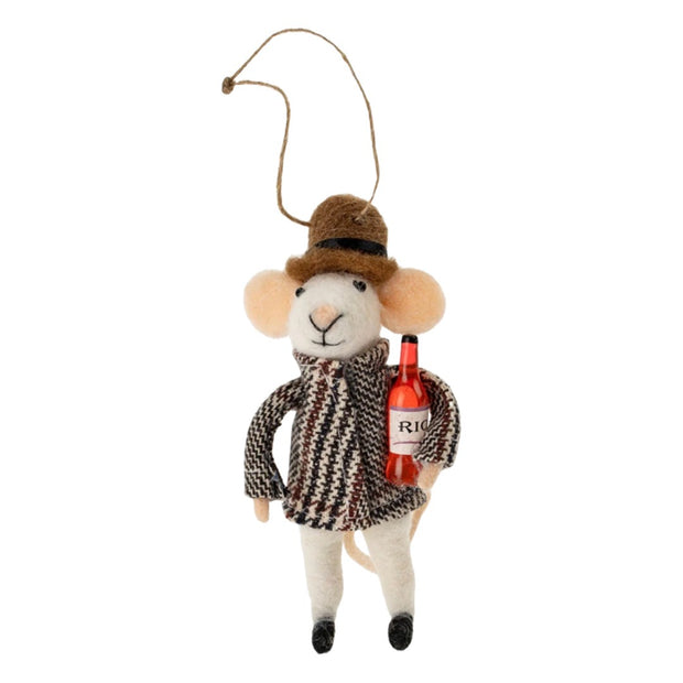 Indaba - Mouse Ornament Winston Wine