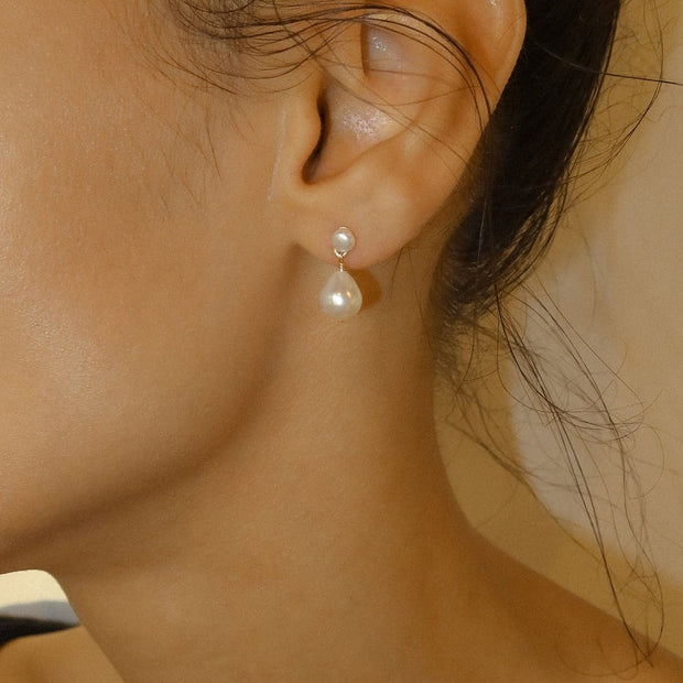 Leah Alexandra - Baroque Petite Drop Earrings