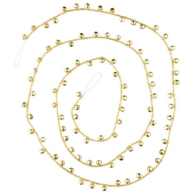 Creative Co-Op Gold Mini Jingle Bell Garland