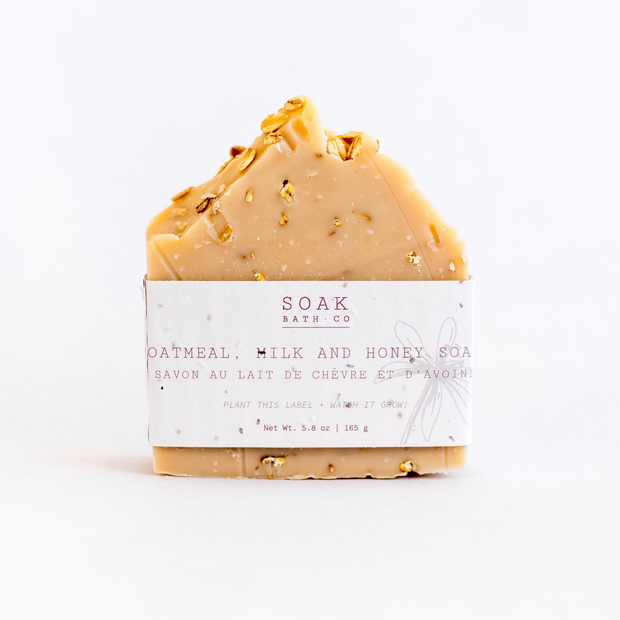 SOAK Bath Co - Oatmeal, Milk + Honey Soap Bar