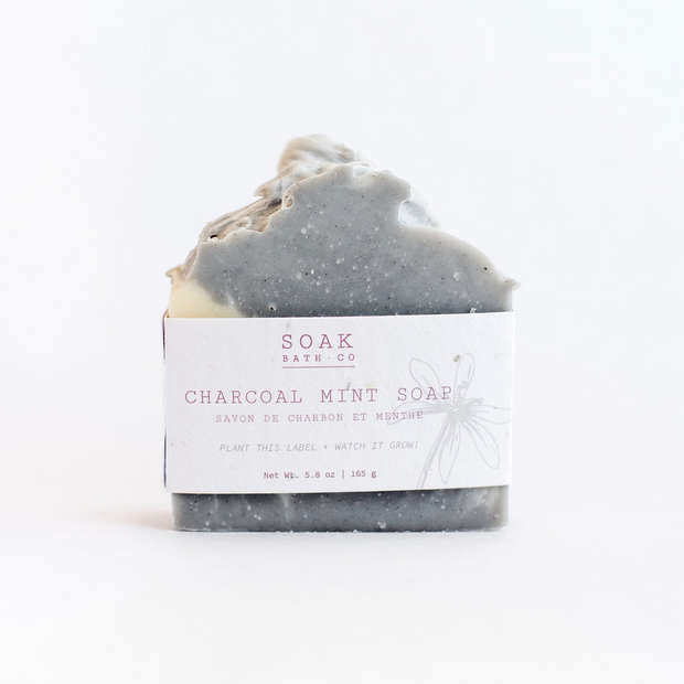SOAK Bath Co - Charcoal Mint Soap Bar