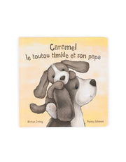 JellyCat - Caramel le Toutou Timide et son Papa Book