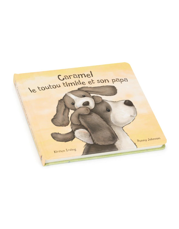 JellyCat - Caramel le Toutou Timide et son Papa Book