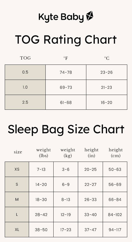 ***PRE-ORDER*** Kyte - 1.0 Tog Sleep Bags